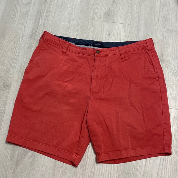 🔥BUNDLESALE 40 Nautica the deck short classic fit stretch flat front shorts - Picture 1 of 4